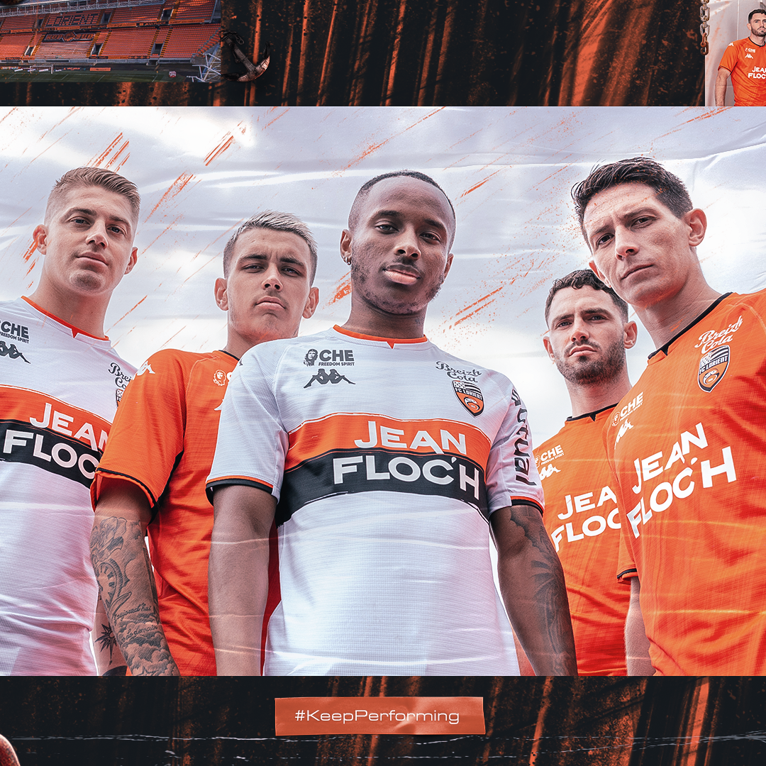 Maillot De Foot FC Lorient – Kappa – Taille XL – Bon état