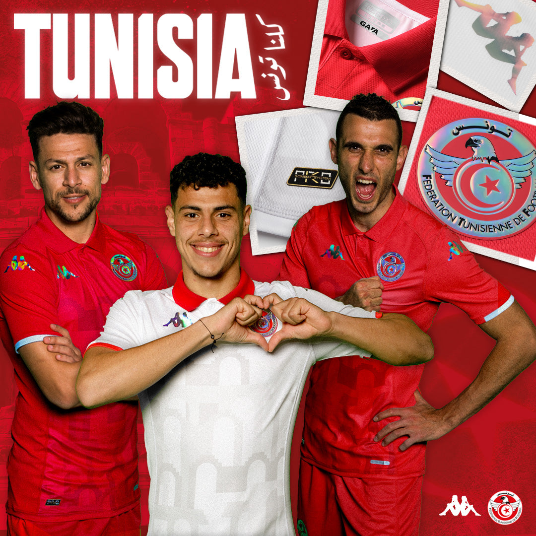 CAN 2024: Kappa dévoile les deux maillots de la Tunisie