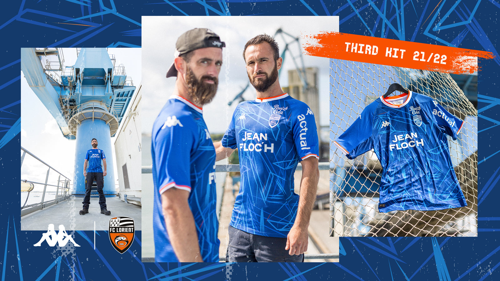Maillot collector Feindouno FC Lorient 2001 signé Darch Maillot collector Feindouno FC Lorient 2001 signé Darch