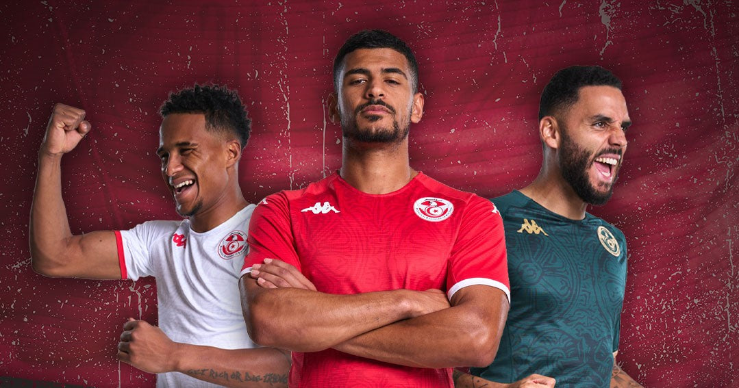 FOOTBALL : KAPPA dévoile les maillots de la TUNISIE pour la CAN 2024 -  Presse Agence Sport