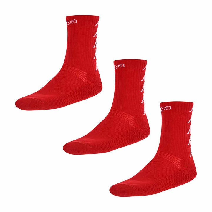 Chaussettes Eleno Rouge (3 paires) 2