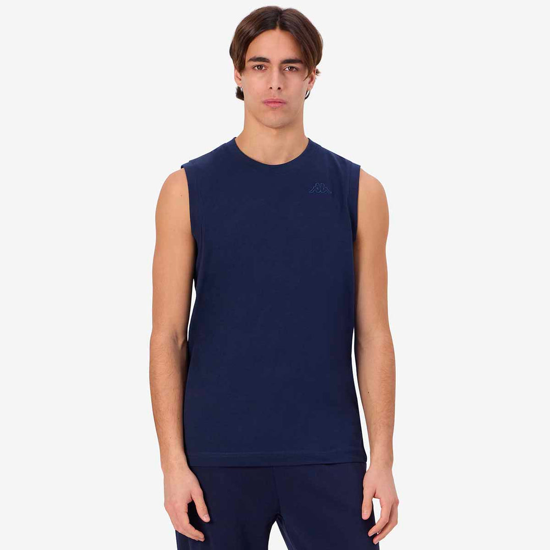 Débardeur Cadwal Bleu Homme main