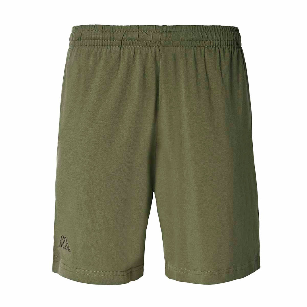Short Cabas Vert Homme main