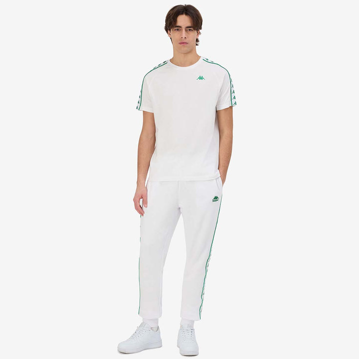 T-Shirt 222 Banda Coen Slim Blanc Homme 3