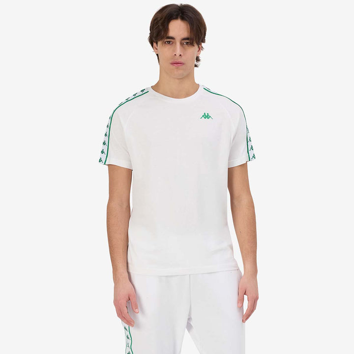 T-Shirt 222 Banda Coen Slim Blanc Homme 1