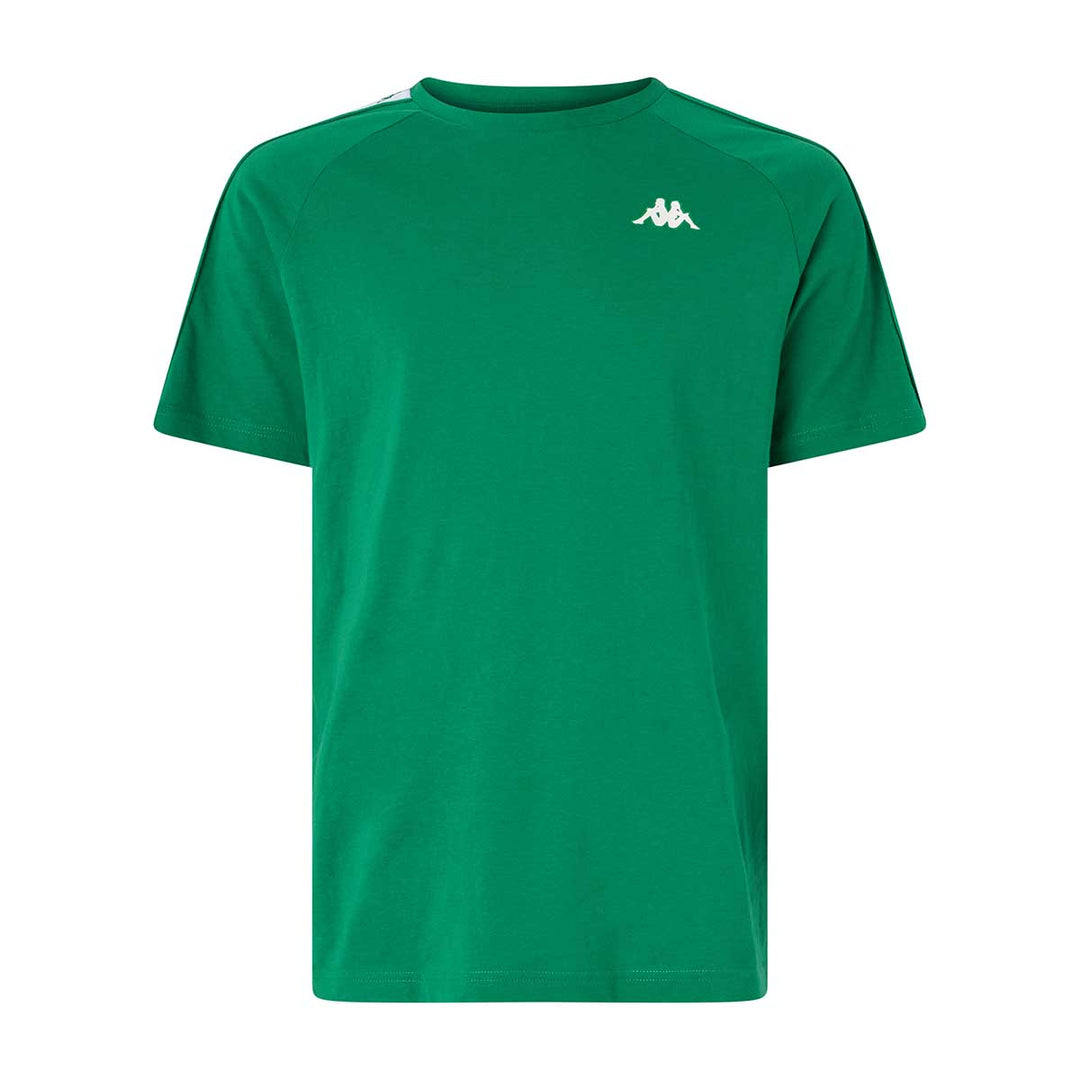 T-Shirt 222 Banda Coen Slim Vert Homme main