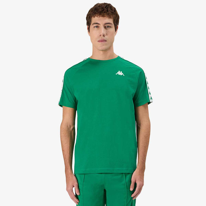 T-Shirt 222 Banda Coen Slim Vert Homme 4