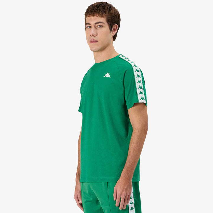 T-Shirt 222 Banda Coen Slim Vert Homme 1