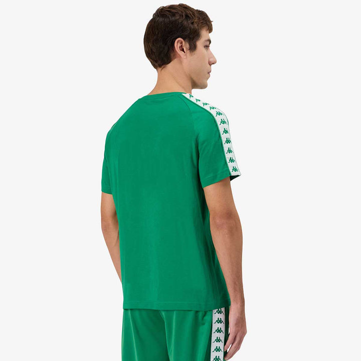 T-Shirt 222 Banda Coen Slim Vert Homme 5