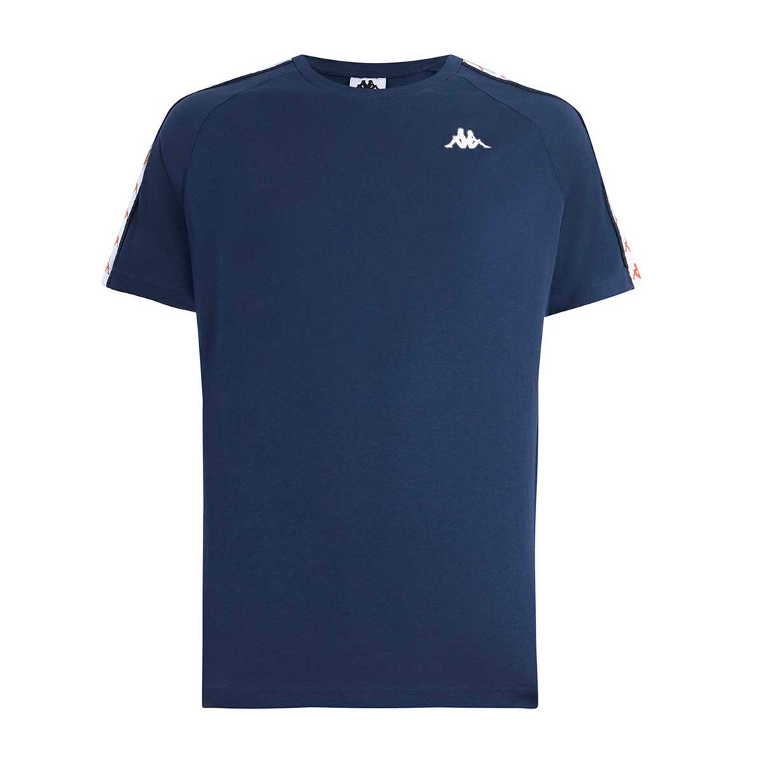 T-Shirt 222 Banda Coen Slim Bleu Homme 00