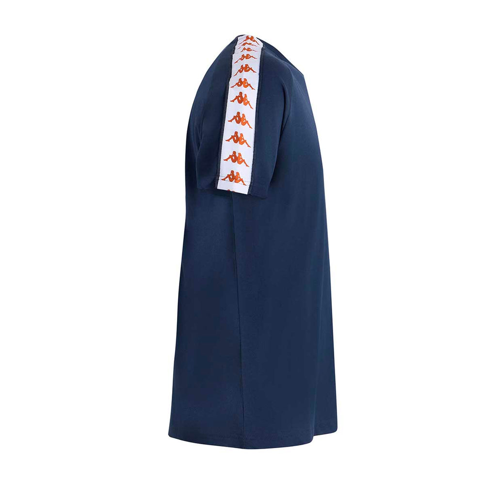 T-Shirt 222 Banda Coen Slim Bleu Homme 02