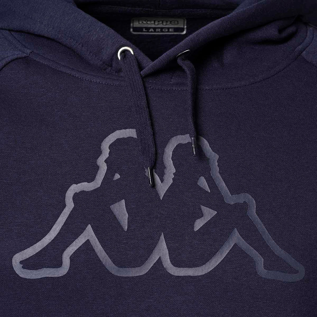 Hoodie Zaiver Bleu Homme main