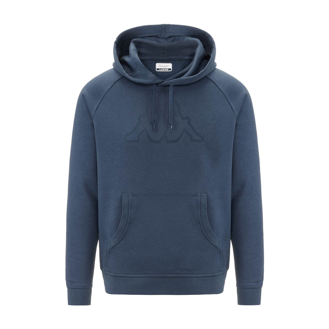 Hoodie Zaiver Bleu Homme main