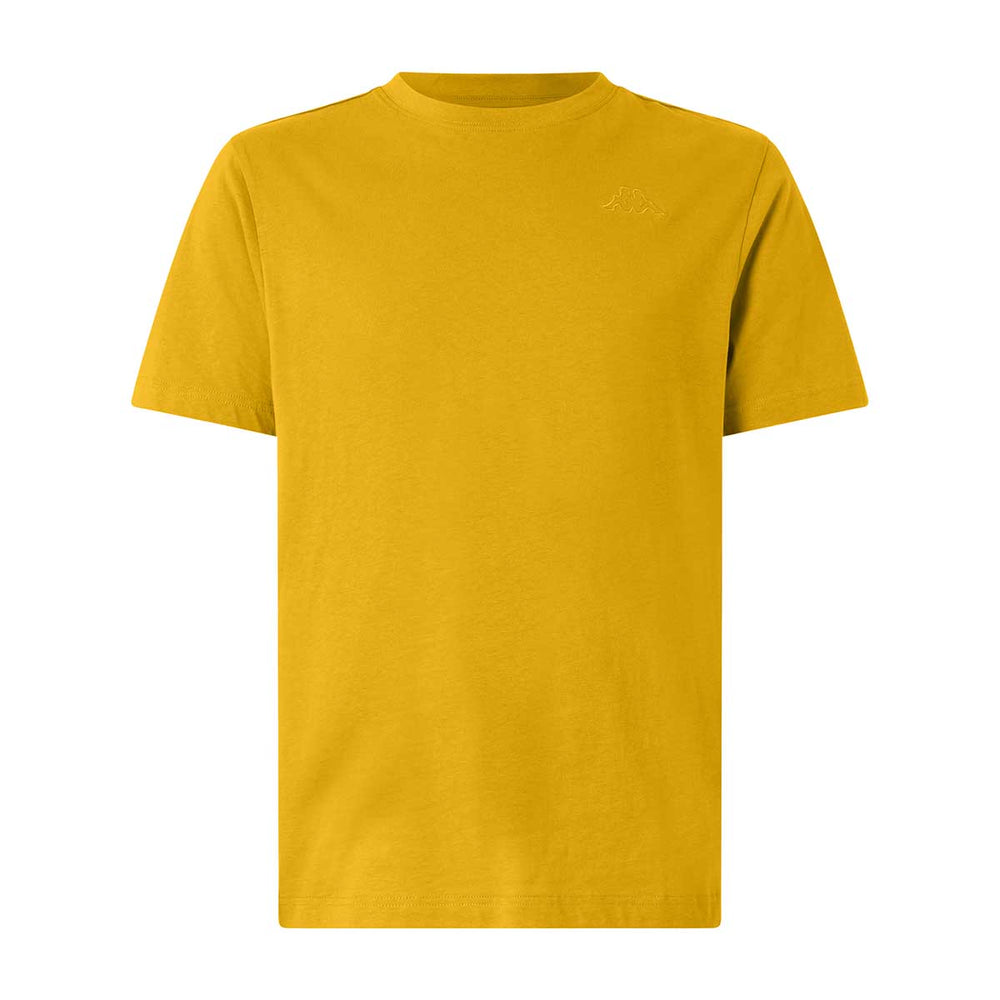 T-Shirt Cafers Slim Jaune Homme 02