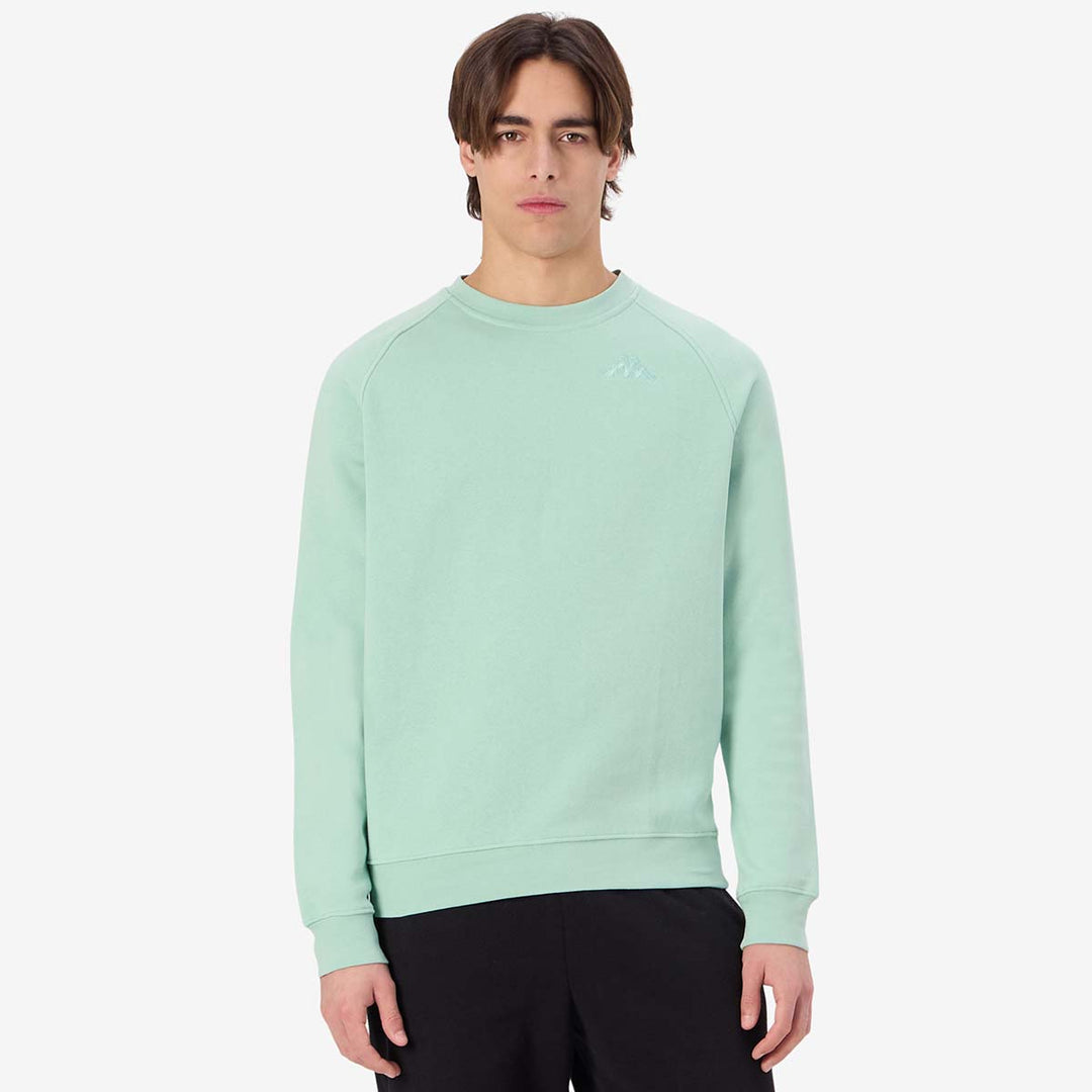 Sweatshirt Caimali Vert Homme main