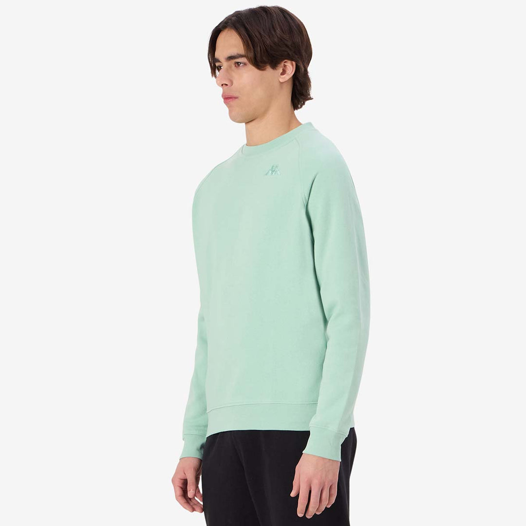 Sweatshirt Caimali Vert Homme main