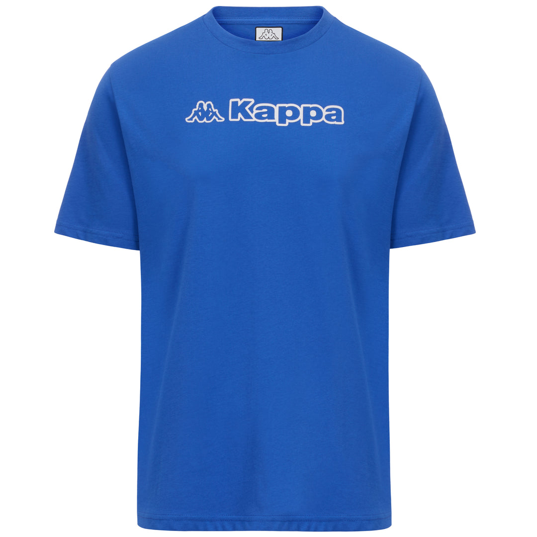 T-Shirt Feddu Bleu Homme main
