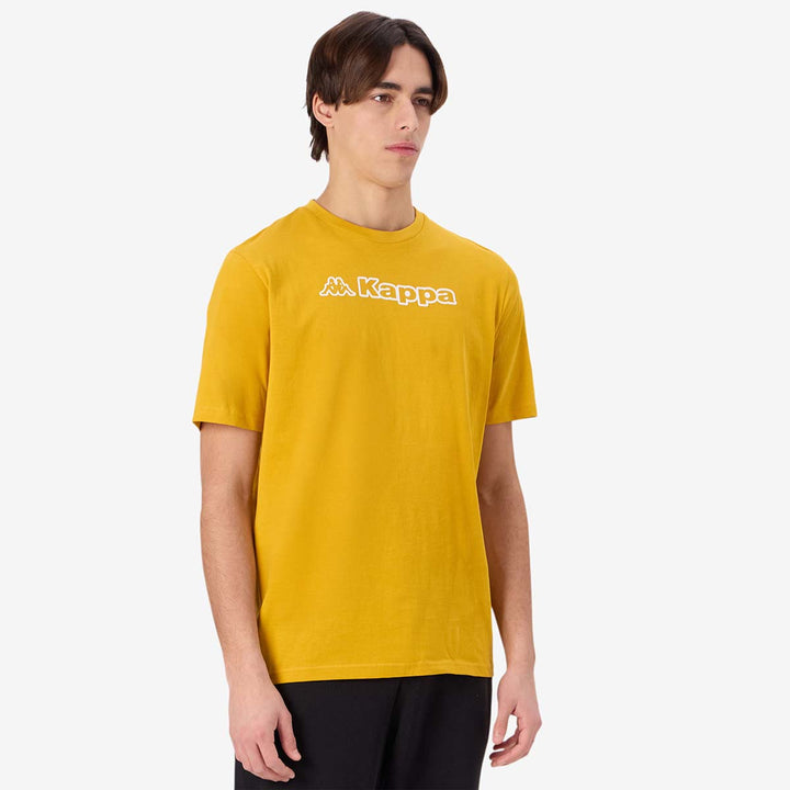 T-Shirt Feddu Jaune Homme 3