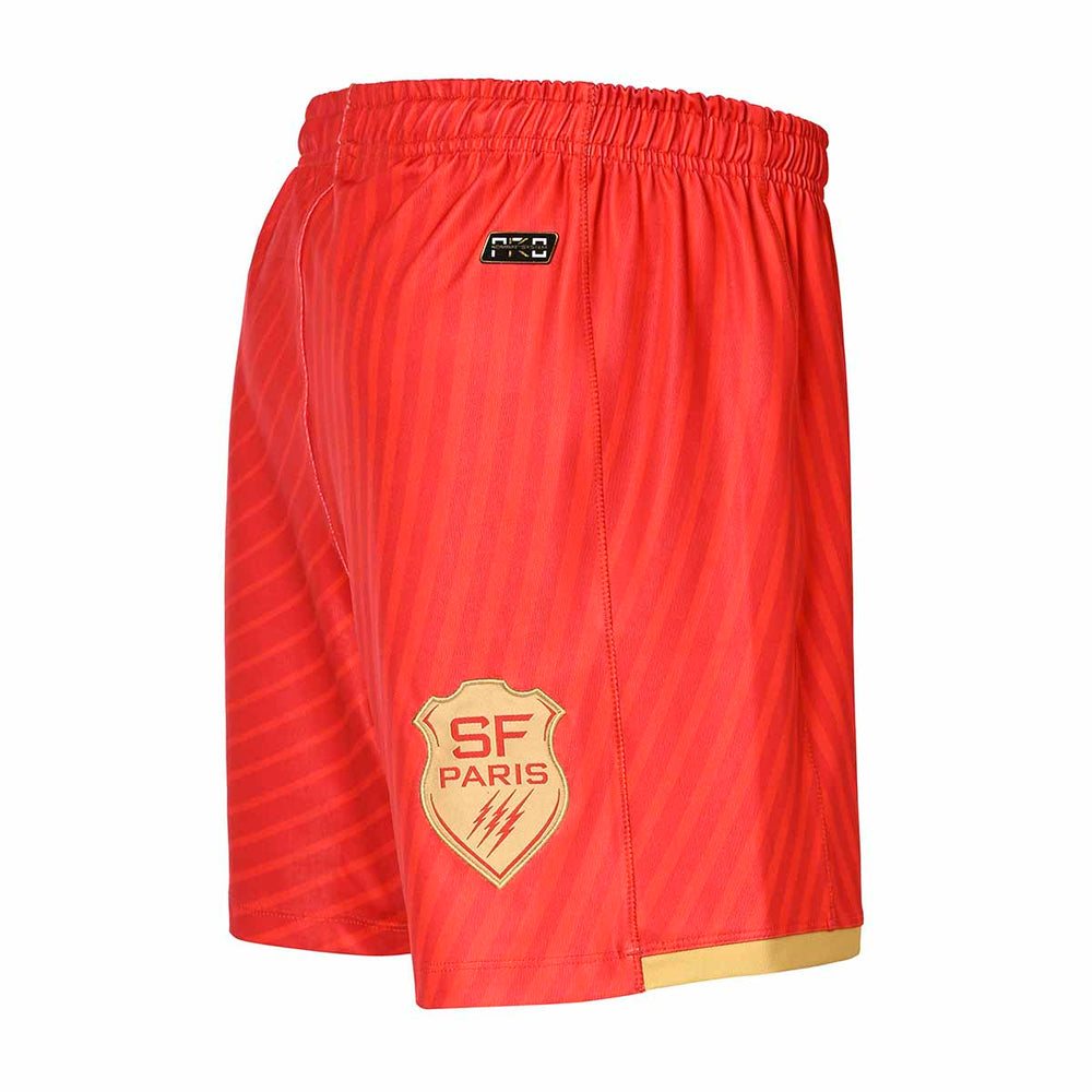 Short Kombat Ryder Pro Away Stade Français Paris 23/24 Rouge Homme 02