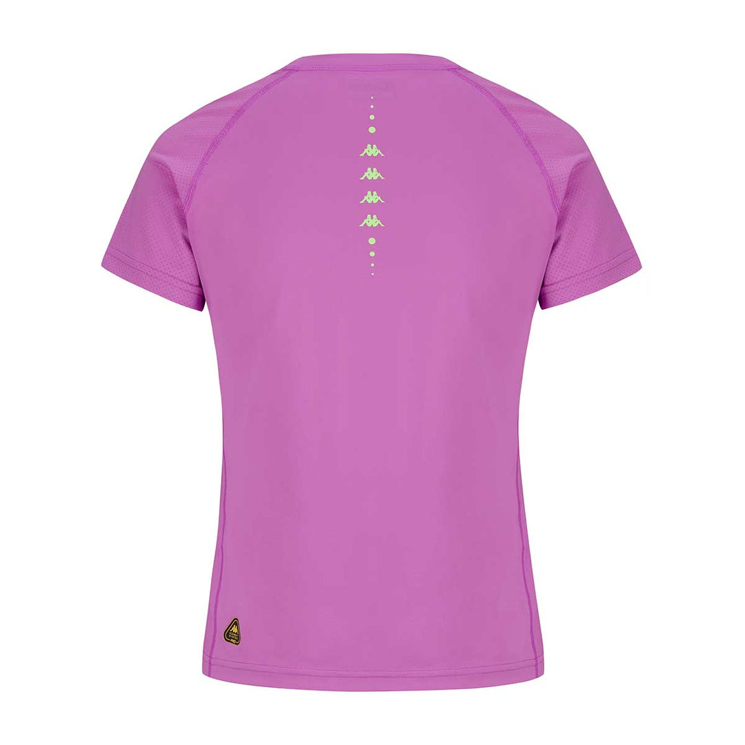 T-Shirt Kombat Fiba Fuchsia Femme main