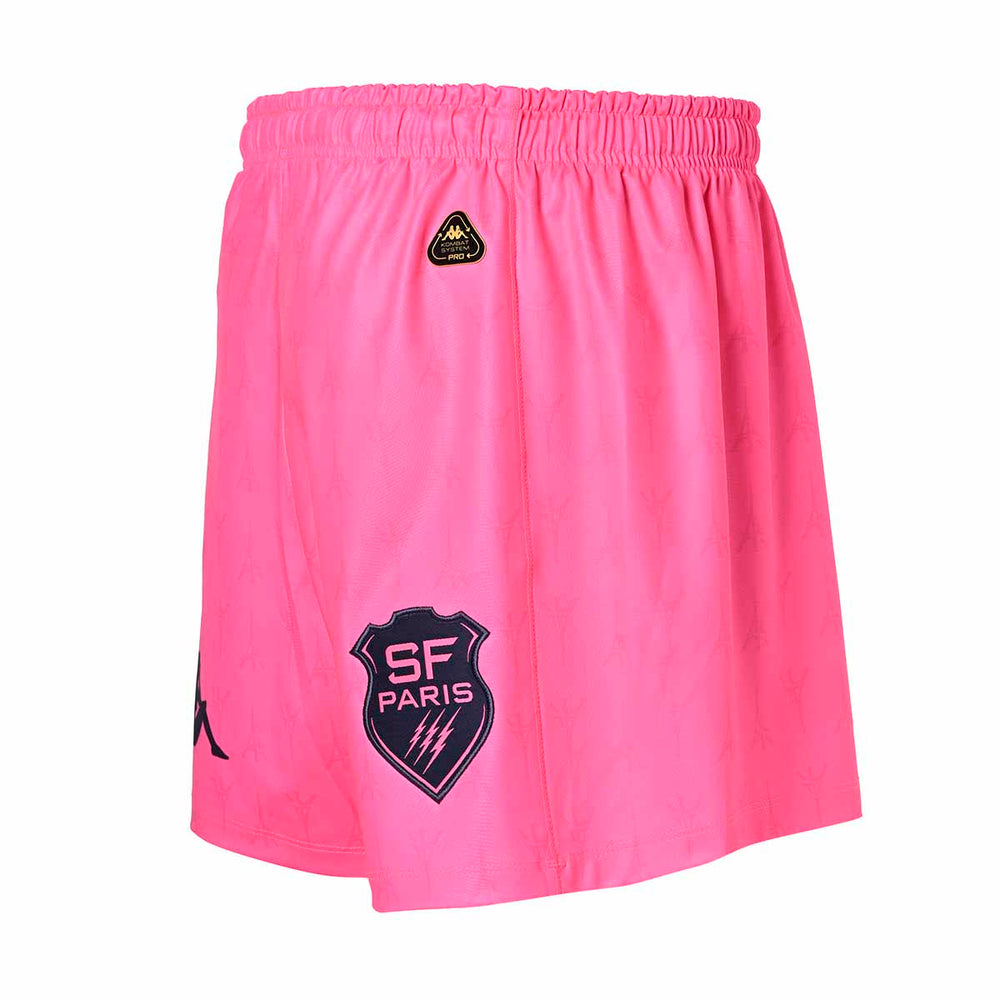 Short Kombat Ryder Pro Home Stade Francais Paris 24/25 Rose Homme 02