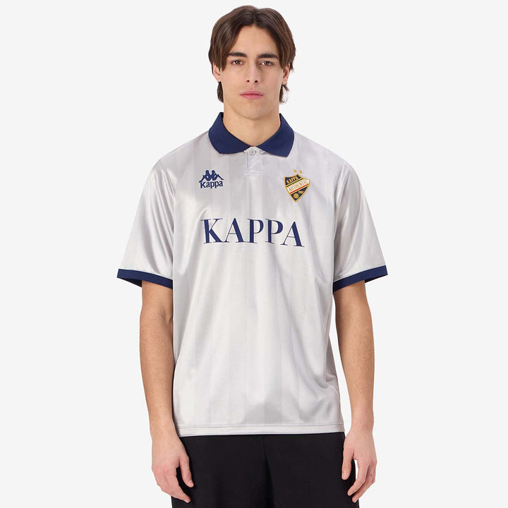 Maillot Cort Kappa x Courir Gris Homme 4