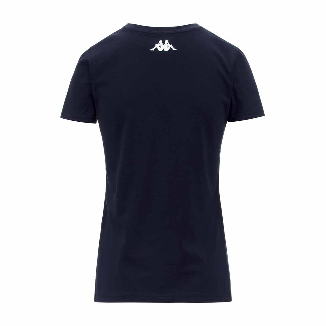 T-shirt Brizza Bleu Femme main