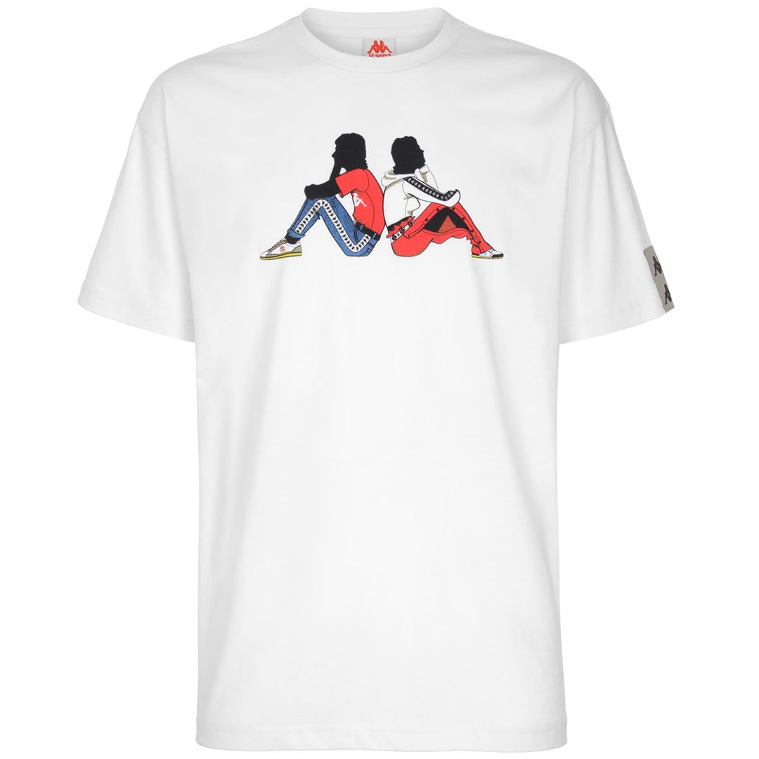 T-shirt 222 Banda Pop Blanc Homme main