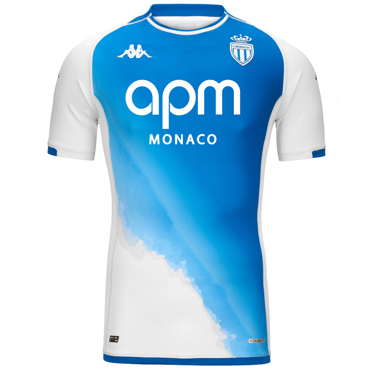 Maillot Kombat Pro Third AS Monaco 23/24 Blanc Homme 1