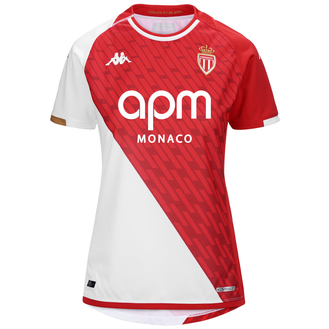 Maillot Kombat Lady AS Monaco Home 23/24 Rouge Femme 00