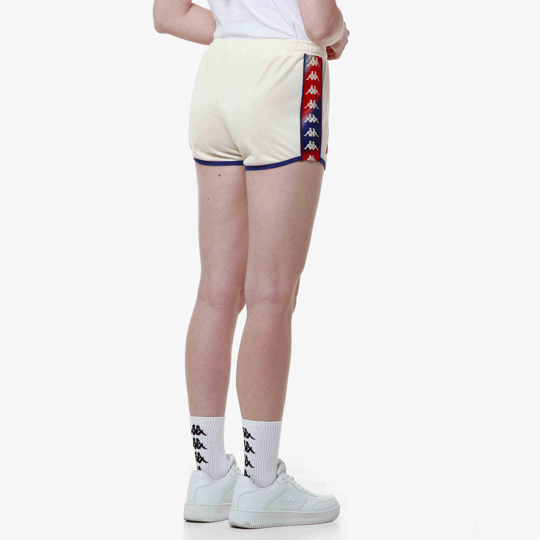 Short 222 Banda Losillegt Blanc Femme main