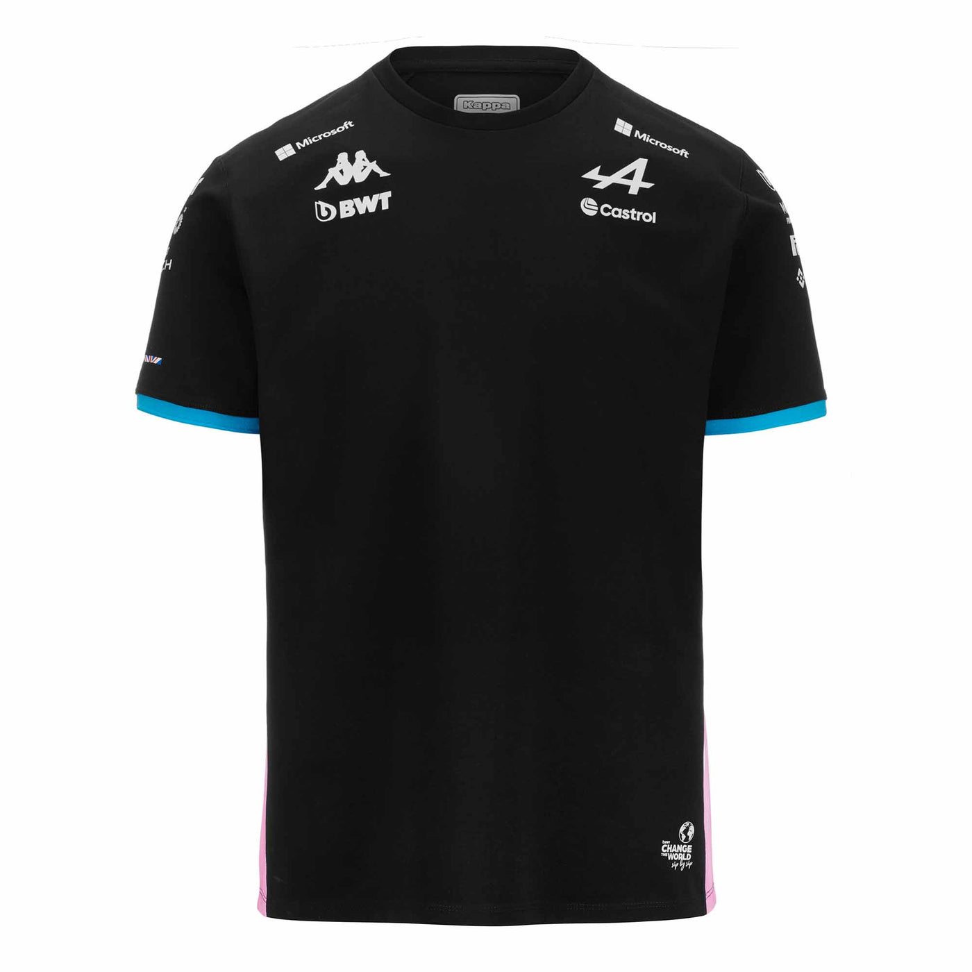 T-Shirt Adiry BWT Alpine F1 Team 2024 Noir Homme