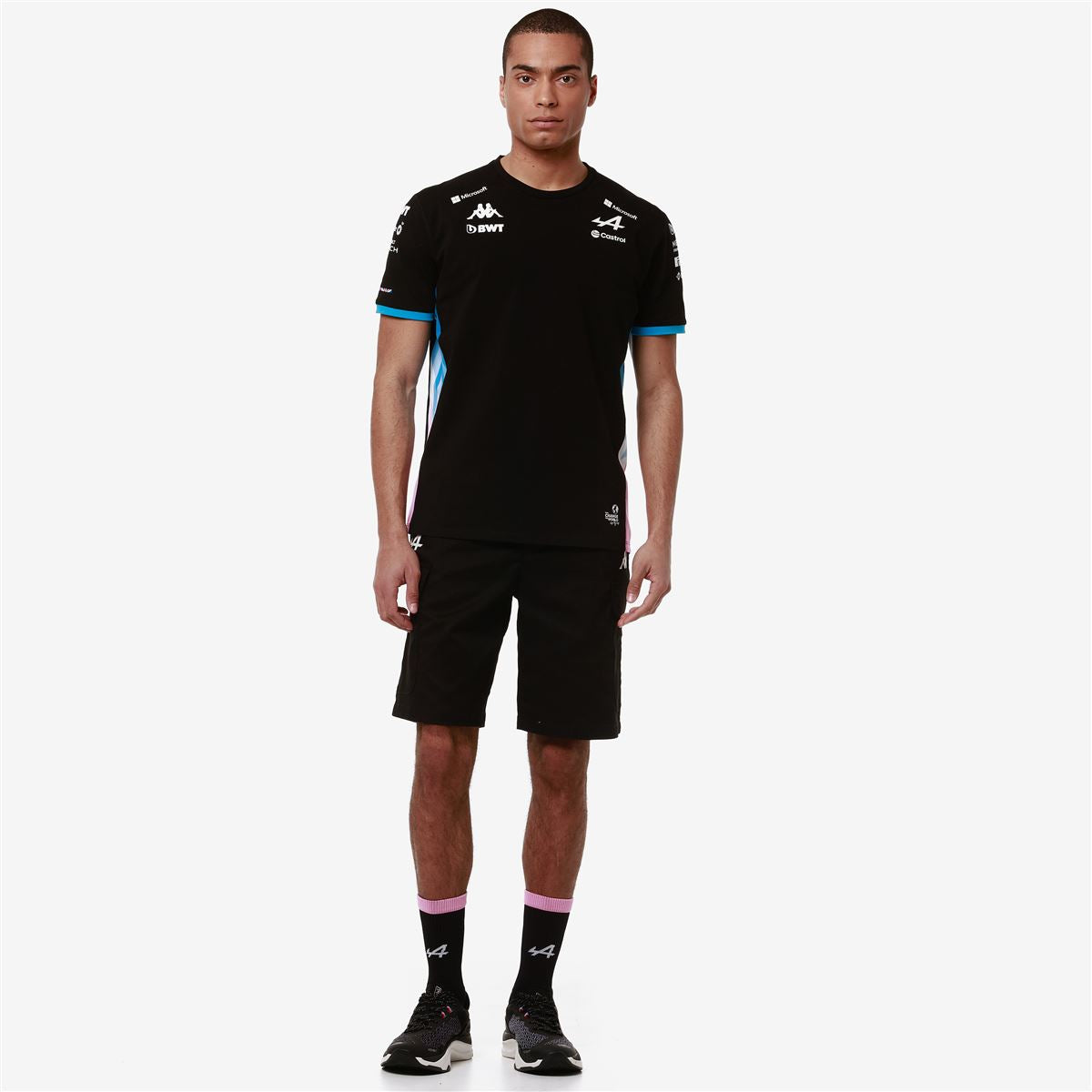 T-Shirt Adiry BWT Alpine F1 Team 2024 Noir Homme