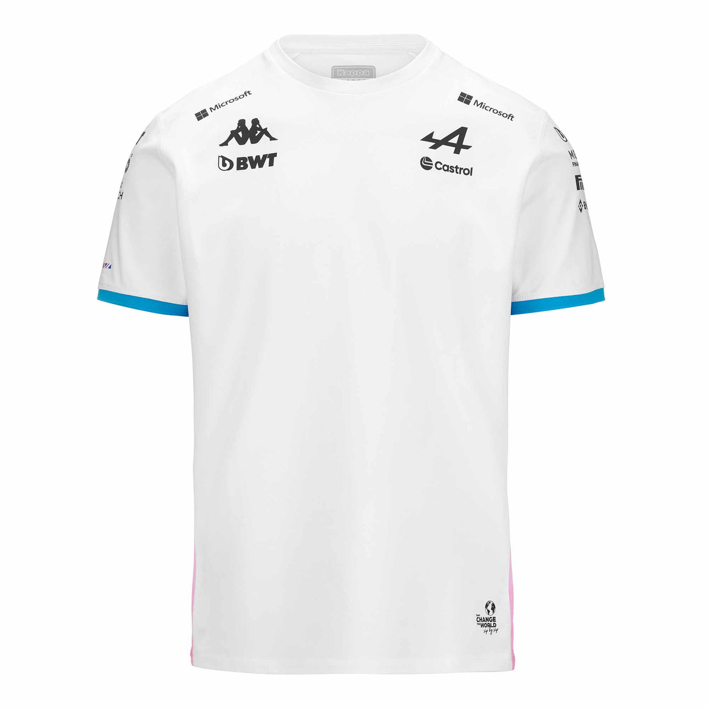 T-Shirt Adiry BWT Alpine F1 Team 2024 Blanc Enfant
