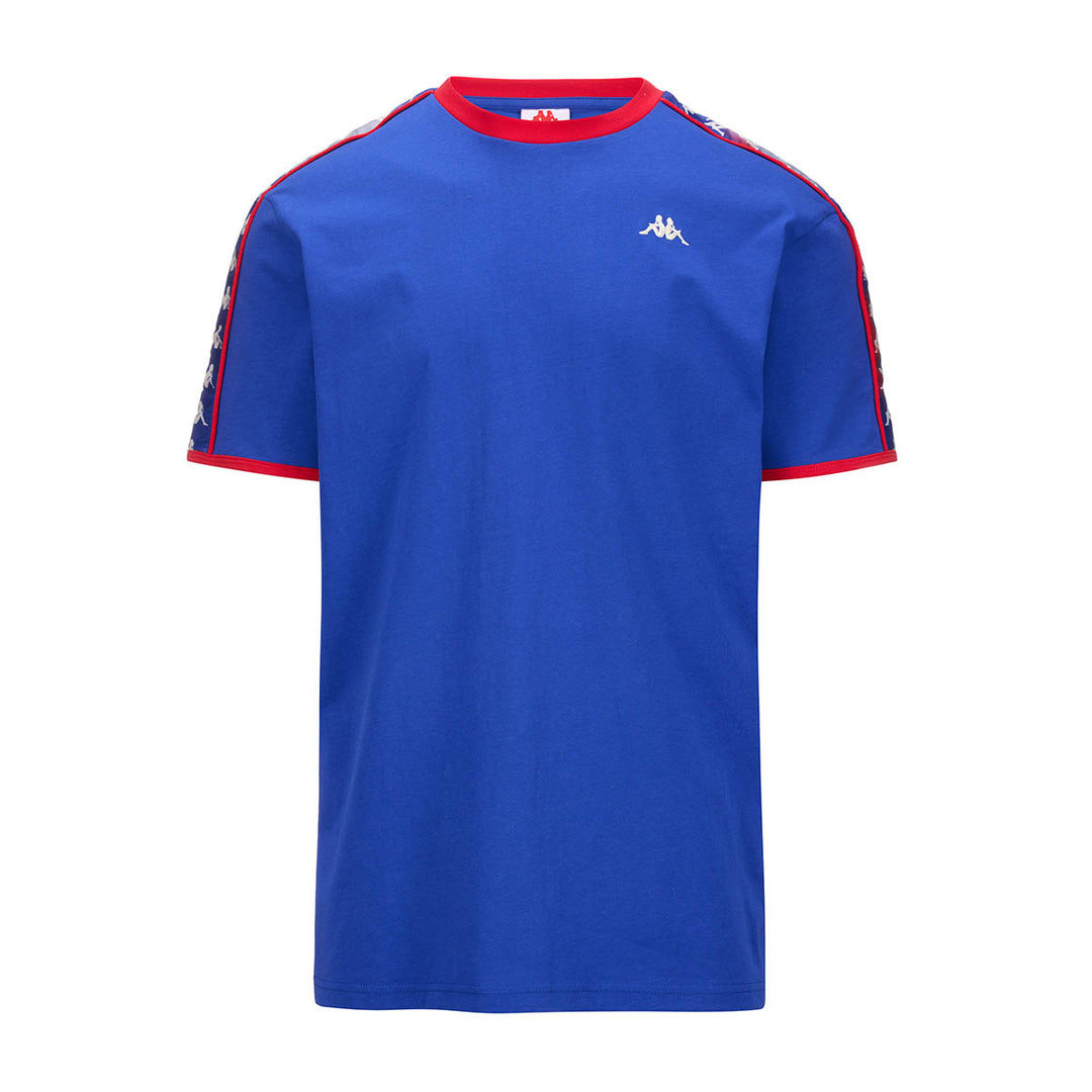 T-shirt 222 Banda Lilogt Graphiktape Bleu Homme main
