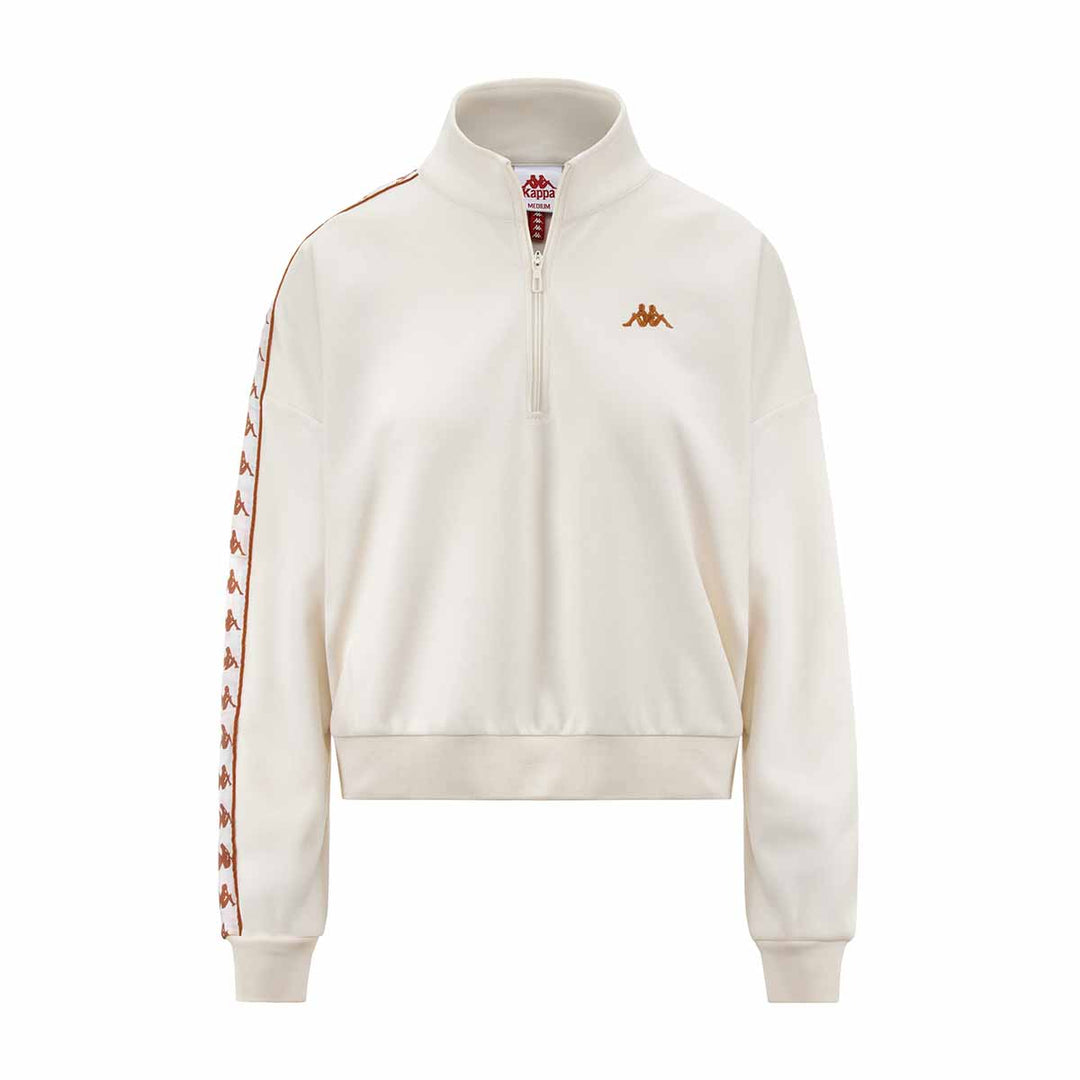 Pull 222 Banda Pepitagt Blanc Femme 00
