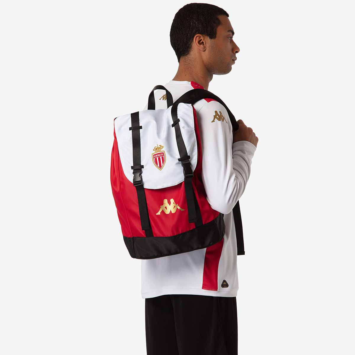 Sac Bandoulière Kappa Abeck AS Monaco – Gris, Taille Unique, Look Sport Et Décontracté