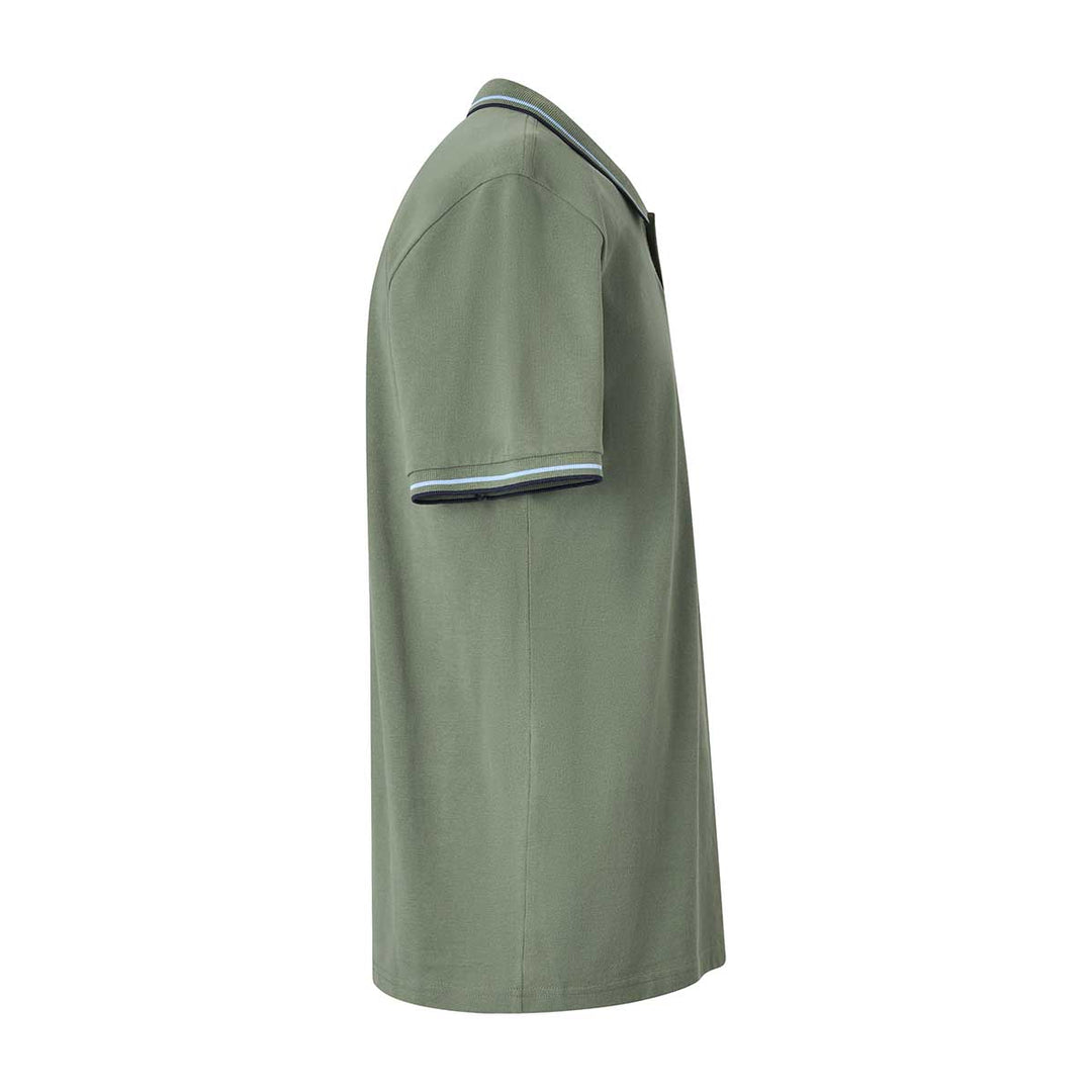 Polo Ezio 2 Vert Homme main
