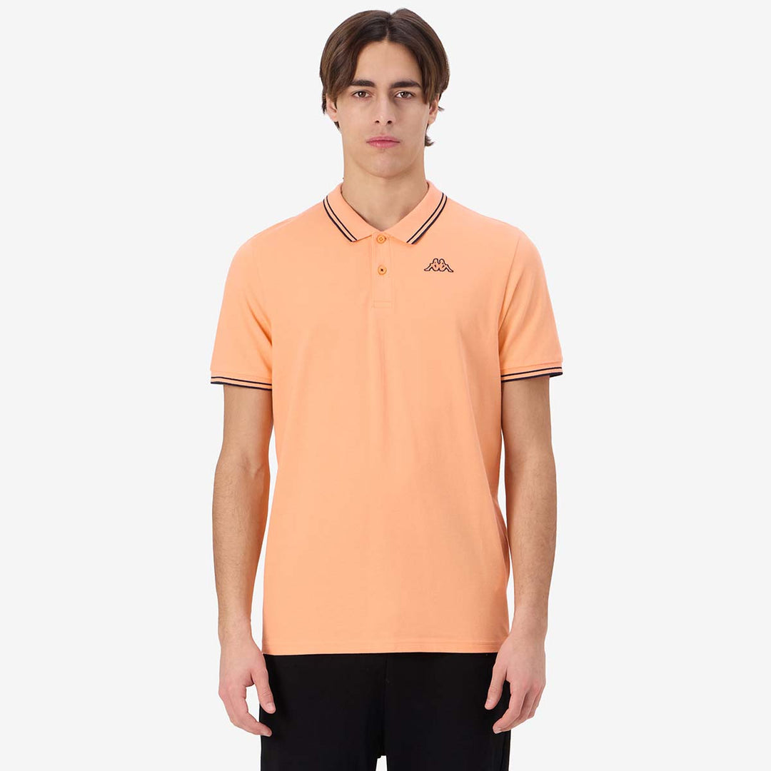 Polo Ezio 2 Orange Homme main