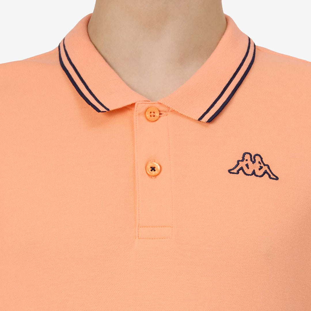 Polo Ezio 2 Orange Homme main