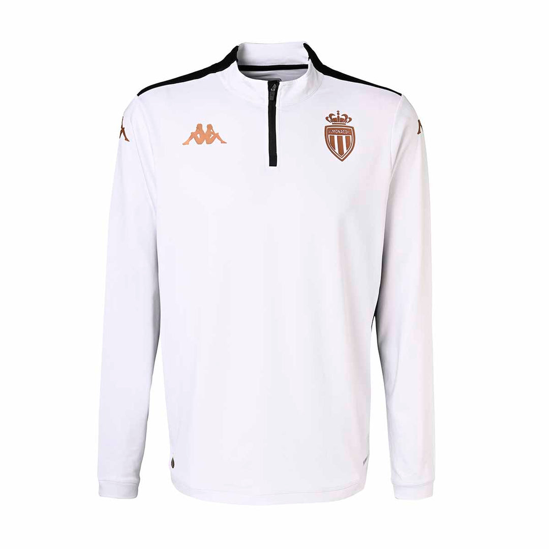 Sweatshirt Ablas Pro 8 AS Monaco 24/25 Blanc Homme 00