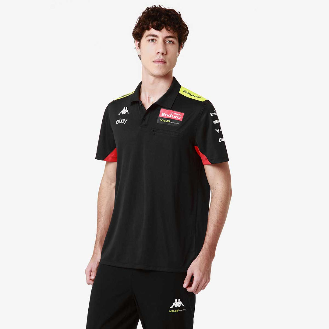Polo Acrazon VR46 2024 Noir Homme main