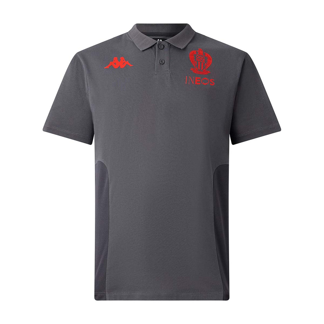 Polo Minditti OGC Nice 25/26 Gris Homme 00