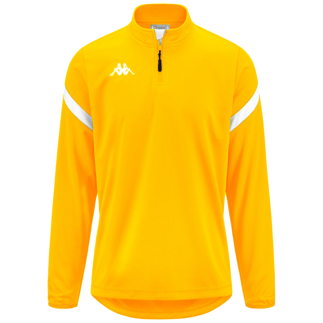 Sweatshirt Dolvole Jaune Homme main