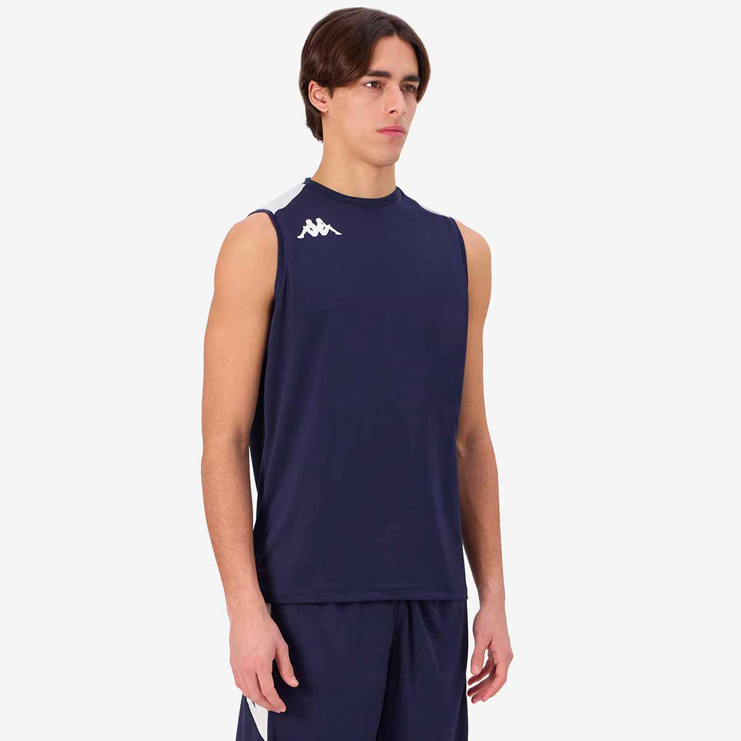 Débardeur Lebbio Bleu Homme main