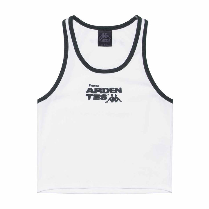 Débardeur Larua Les Ardentes x Kappa Blanc Femme 1