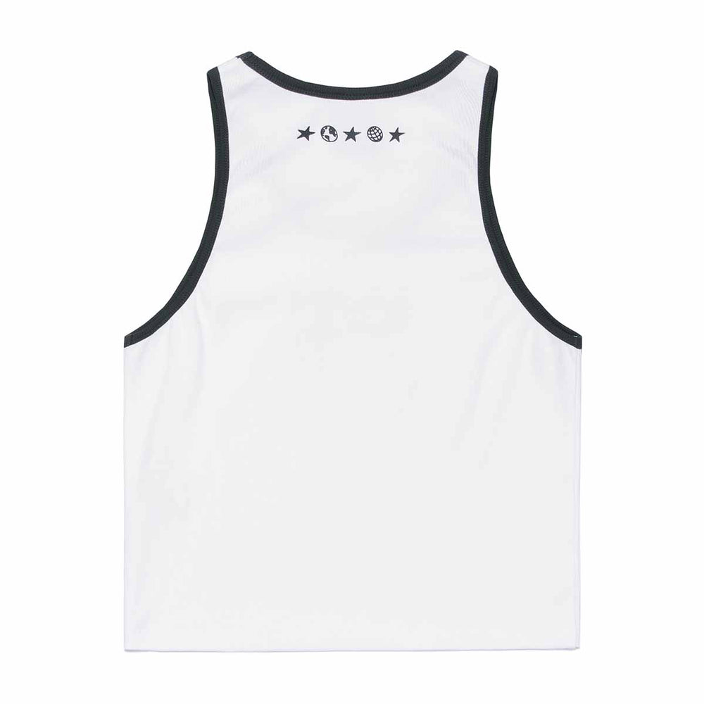 Débardeur Larua Les Ardentes x Kappa Blanc Femme 02
