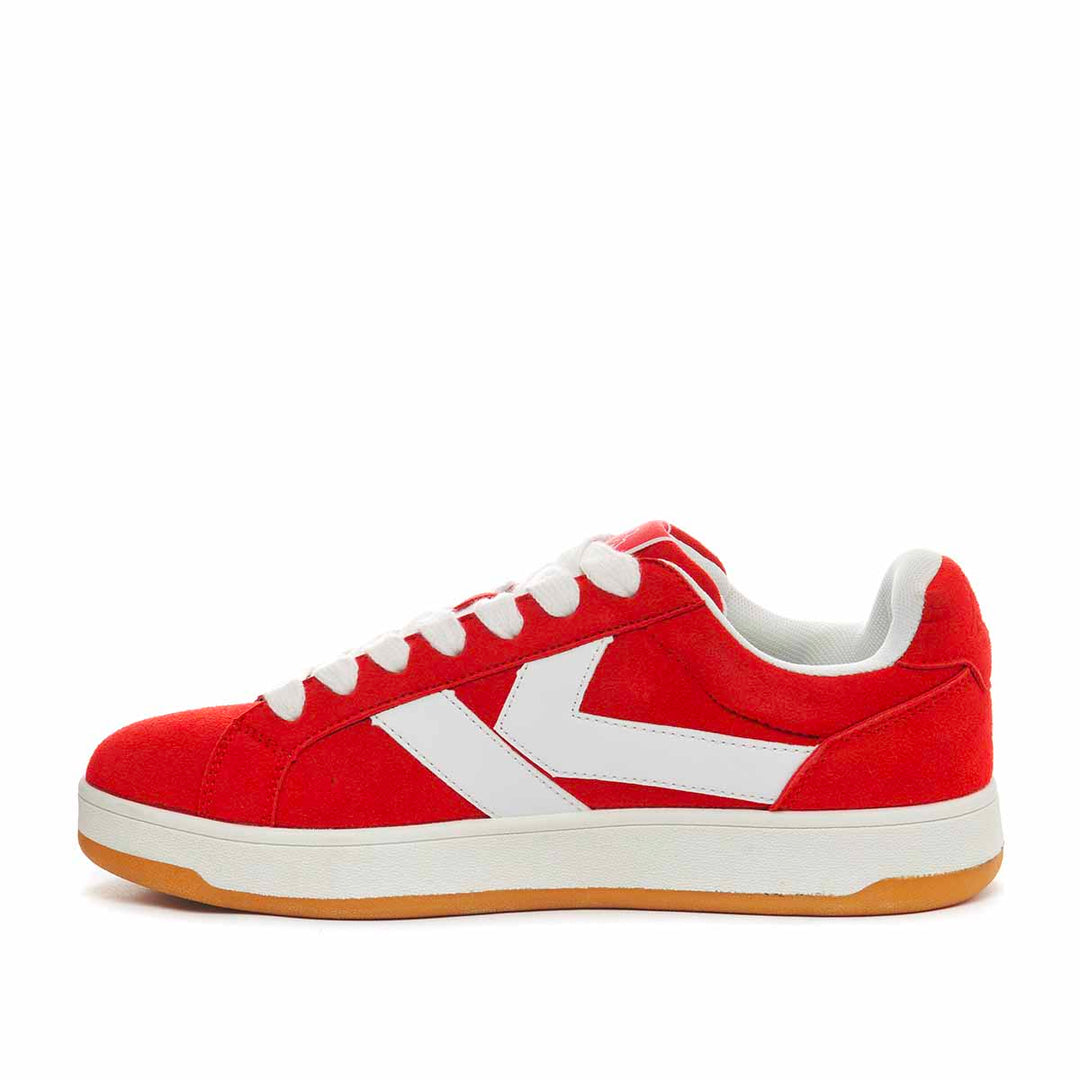 Baskets Marlon Rouge Homme main