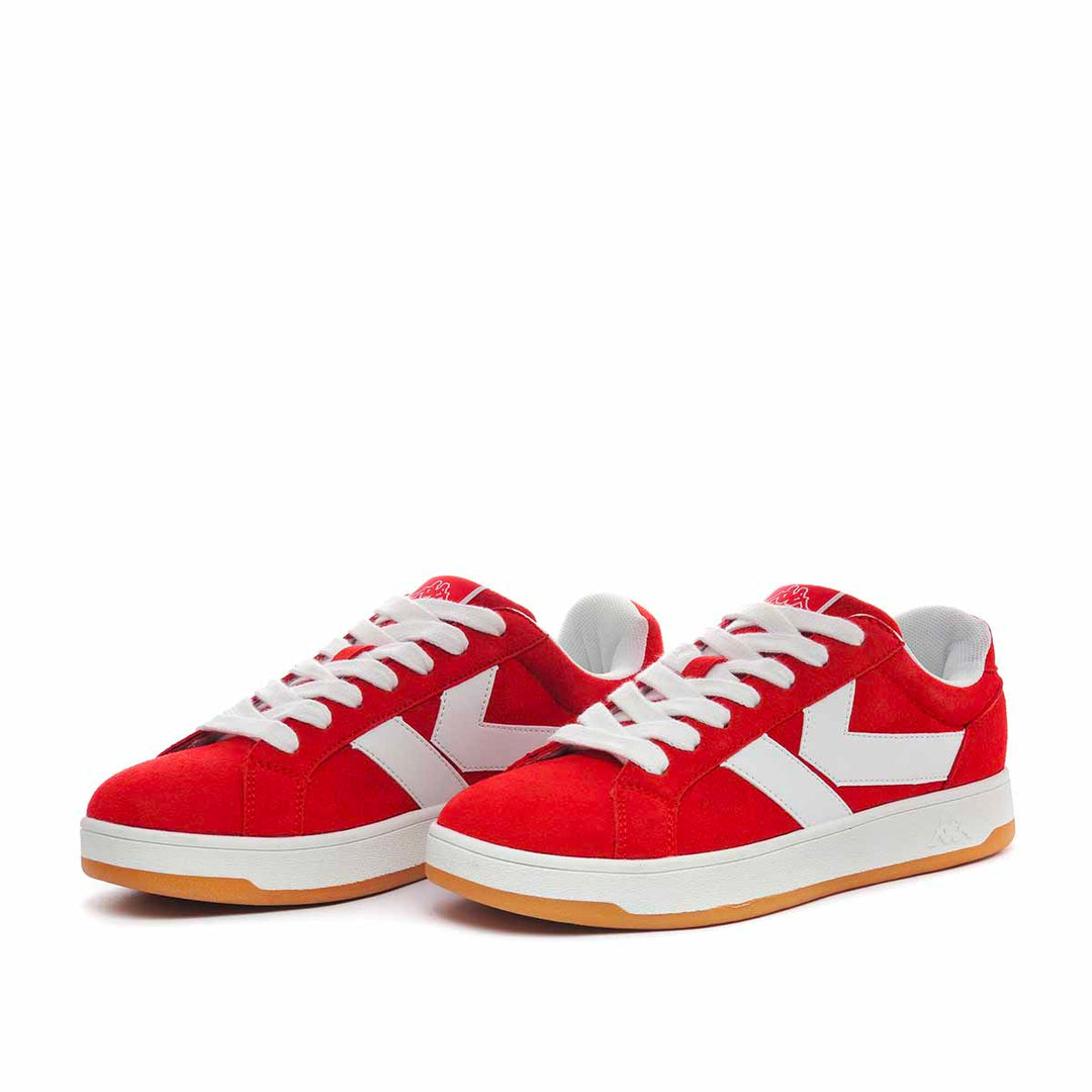 Baskets Marlon Rouge Homme main