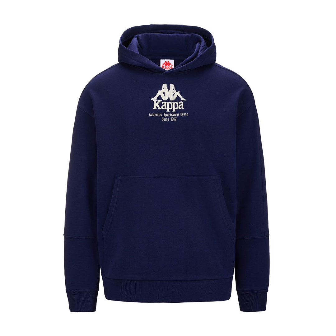 Hoodie Authentic Giano Bleu Homme main